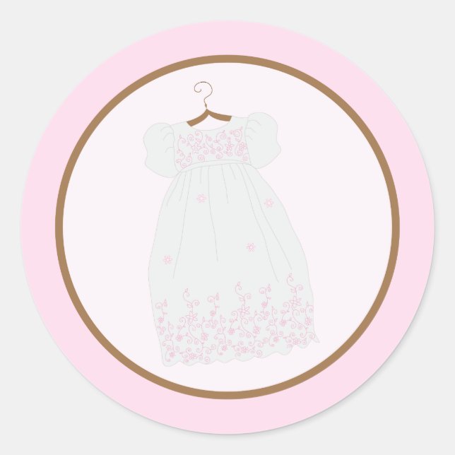 Stickers Christening Gown (Devant)