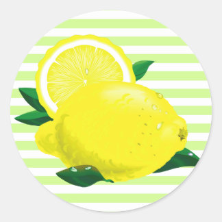 Stickers citrons juteux