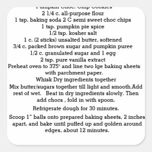 Stickers citrouille Chip Chip Cookers