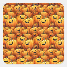 stickers citrouille d'Halloween
