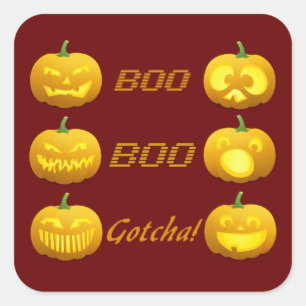 stickers Citrouille d'Halloween