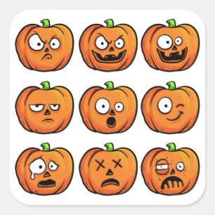 stickers Citrouille Halloween 1