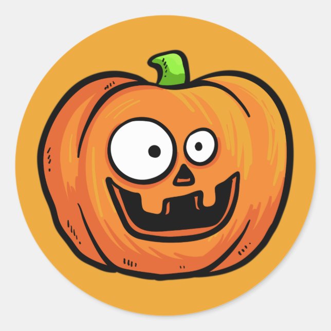 stickers Citrouille Halloween 3 (Devant)