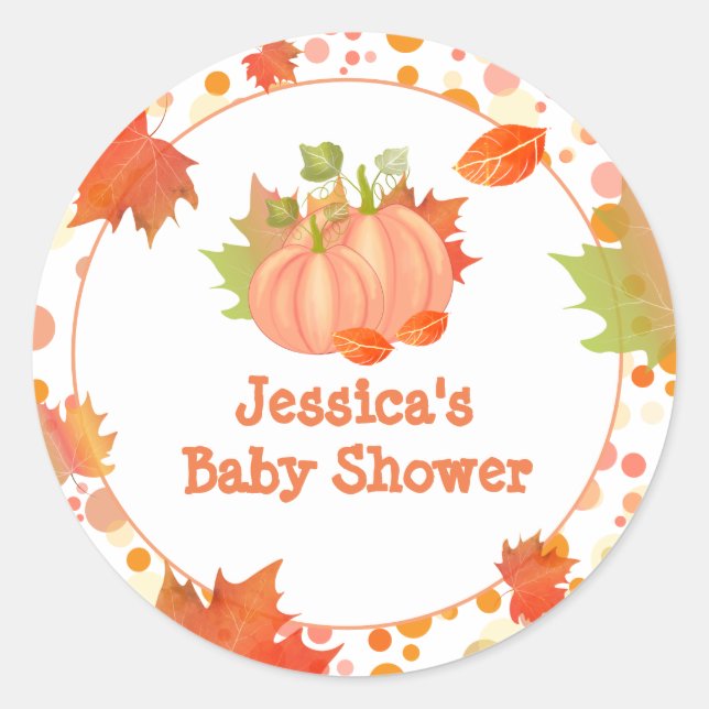 Stickers Citrouilles d'automne (Devant)