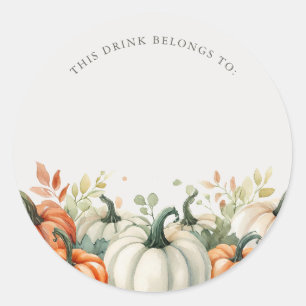 Stickers Citrouilles de Thanksgiving