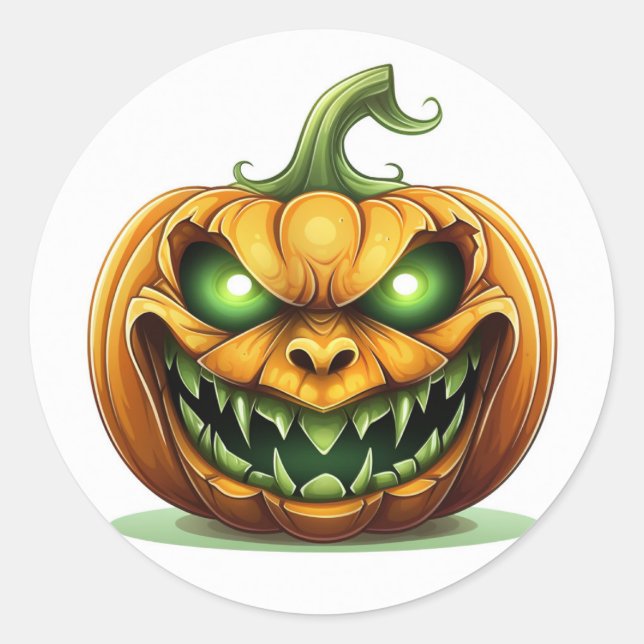 Stickers Citrouilles d'Halloween (Devant)