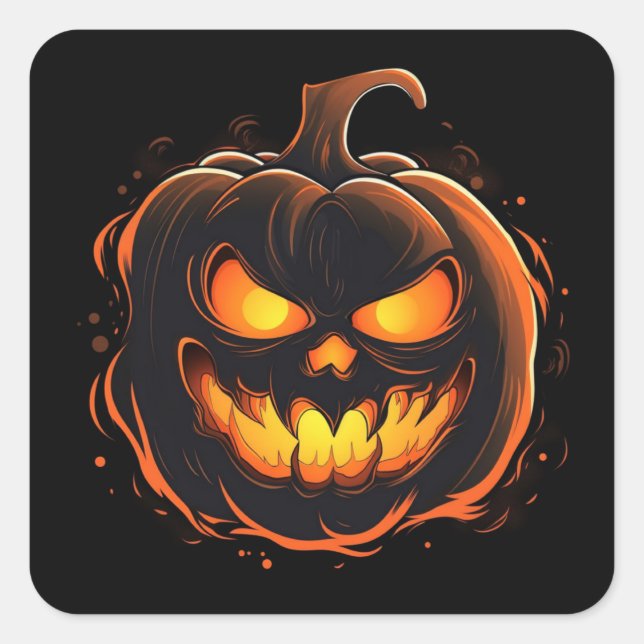 Stickers Citrouilles d'Halloween (Devant)