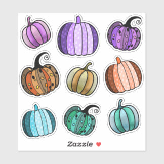 Stickers Citrouilles d'Halloween