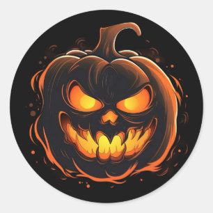 Stickers Citrouilles d'Halloween