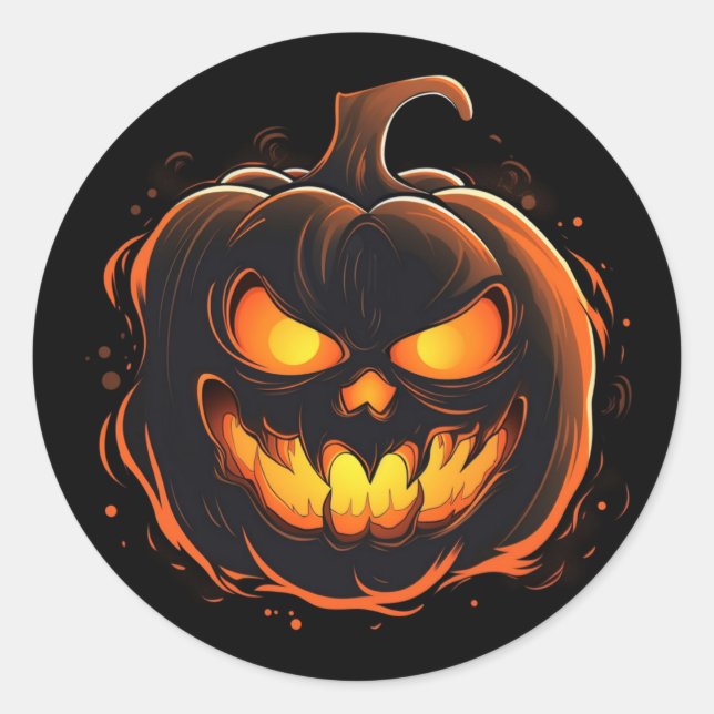 Stickers Citrouilles d'Halloween (Devant)