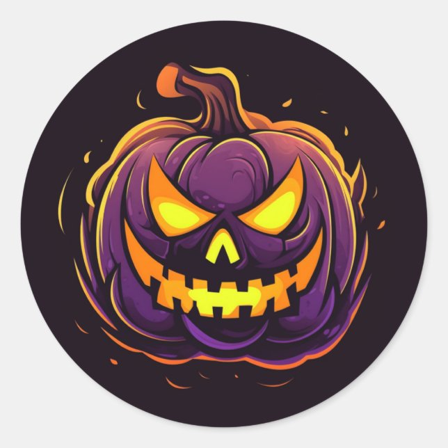 Stickers Citrouilles d'Halloween (Devant)