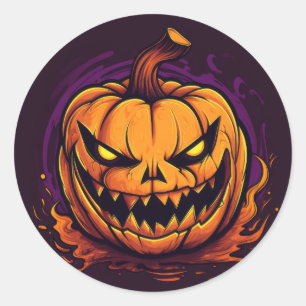 Stickers Citrouilles d'Halloween