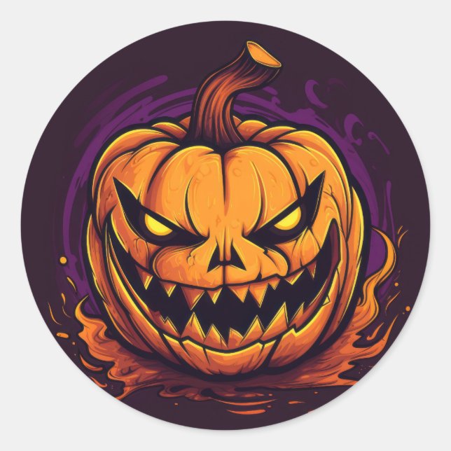 Stickers Citrouilles d'Halloween (Devant)