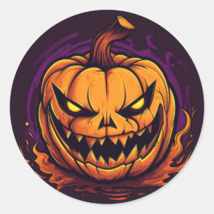 Stickers Citrouilles d'Halloween