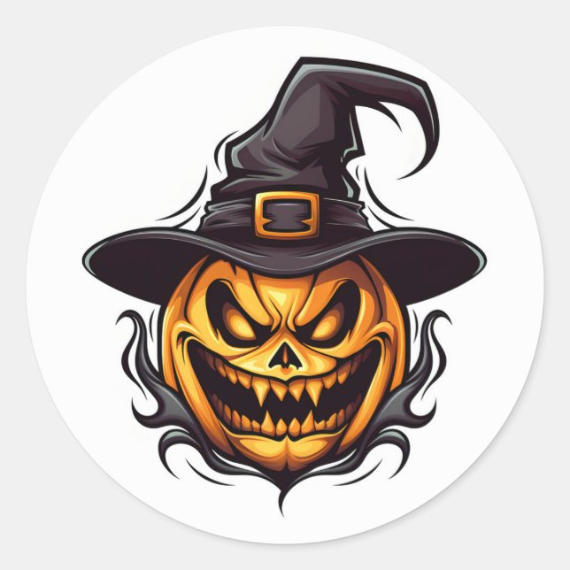 Stickers Citrouilles d'Halloween (Devant)