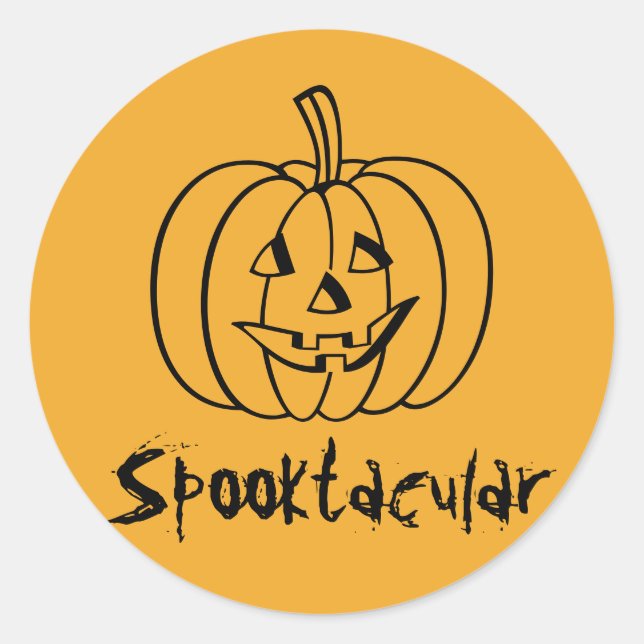 Stickers Citrouilles Spooktacular par RoseWrites (Devant)