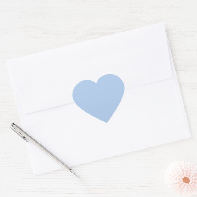 Stickers Clair Français Blue Heart (Enveloppe)