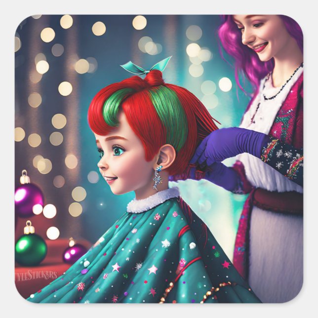 Stickers Classic Carré Round Corner (Devant)