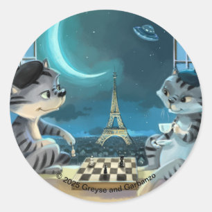 Stickers Classic Paris de nuit