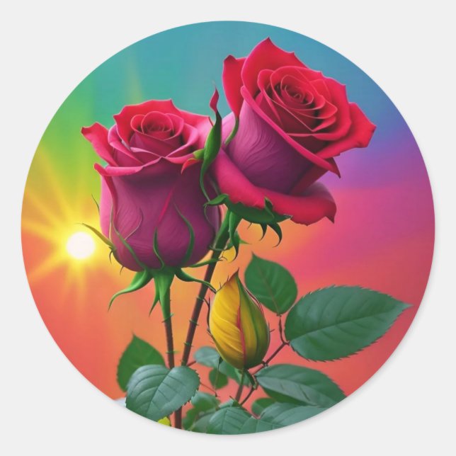 Stickers Classic Round Premium - Parfait pour tous (Devant)