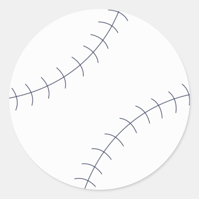 Stickers Classique De Baseball (Devant)