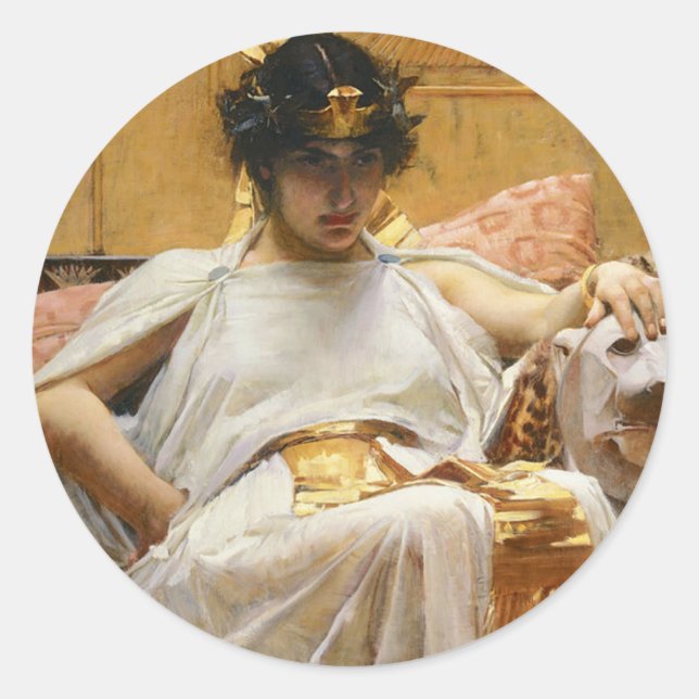 Stickers Cléopâtre Waterhouse (Devant)