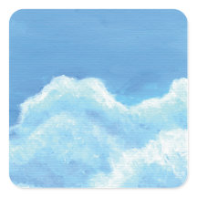 Stickers Clouds Bleus