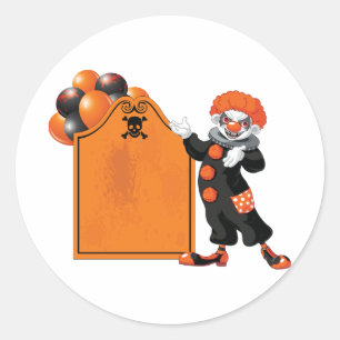 Stickers Clown effrayant