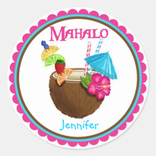 Stickers Coconut Tropical Drink