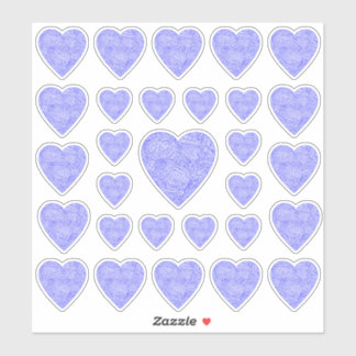 Stickers Coeur Bleu