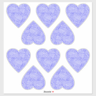 Stickers Coeur Bleu