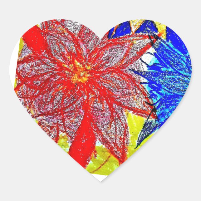 Stickers Coeur contrastants (Devant)