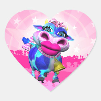 Stickers Coeur Kissy Moo