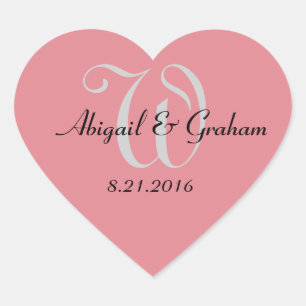 Stickers Coeur mariage