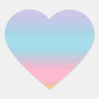 Stickers Coeur Pastel