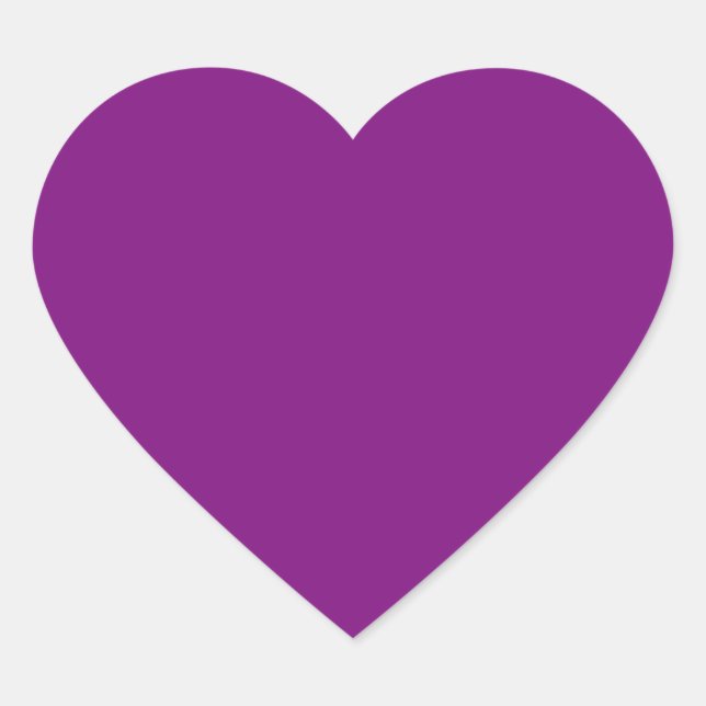 Stickers Coeur pourpre (Devant)