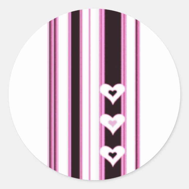 Stickers Coeur rose (Devant)
