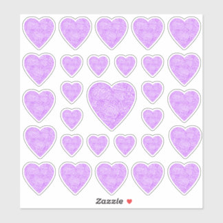 Stickers Coeur rose