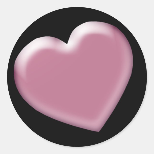 Stickers Coeur rose (Devant)