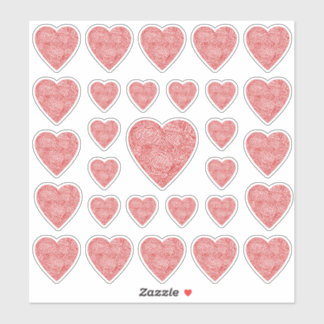 Stickers Coeur Rouge