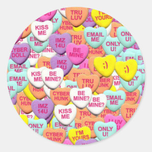 Stickers Coeurs de bonbons