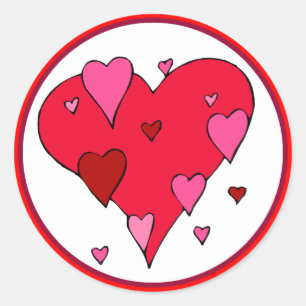 Stickers Coeurs Lumineux