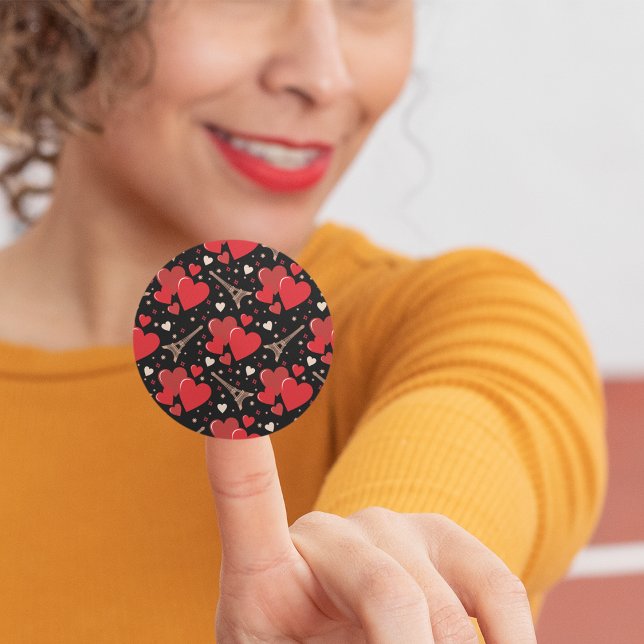 Stickers Coeurs rouges français (Créateur téléchargé)