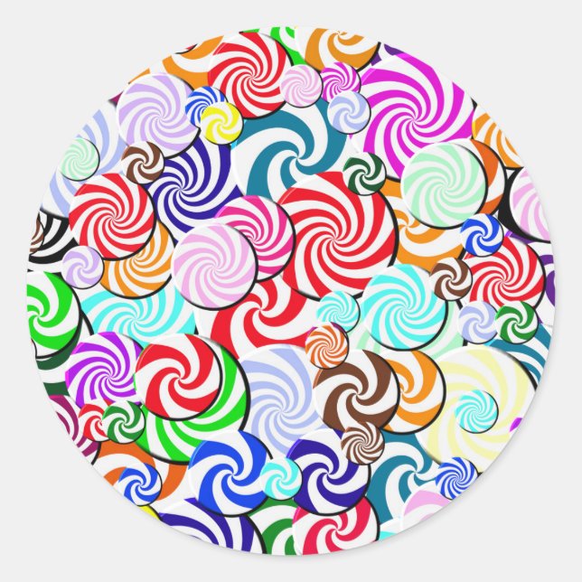 Stickers - Collage de bonbons (Devant)