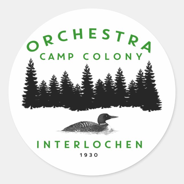 Stickers Colony Orchestra Camp (Devant)