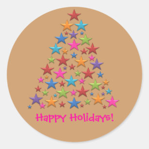 Stickers colorés Bon Arc-en-ciel