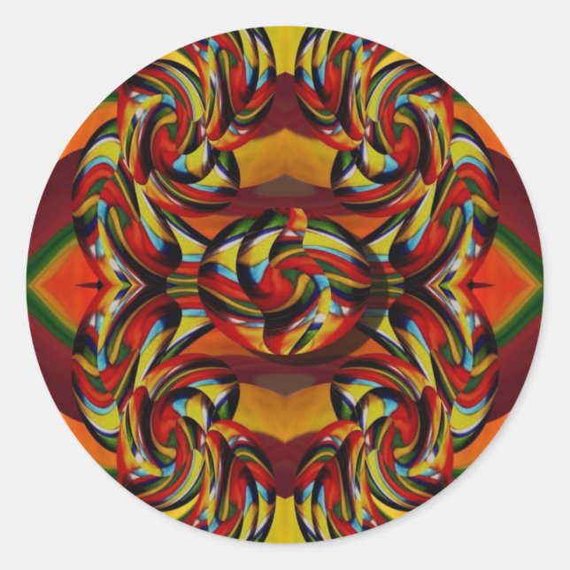 Stickers Colorés Earth Tones (Devant)