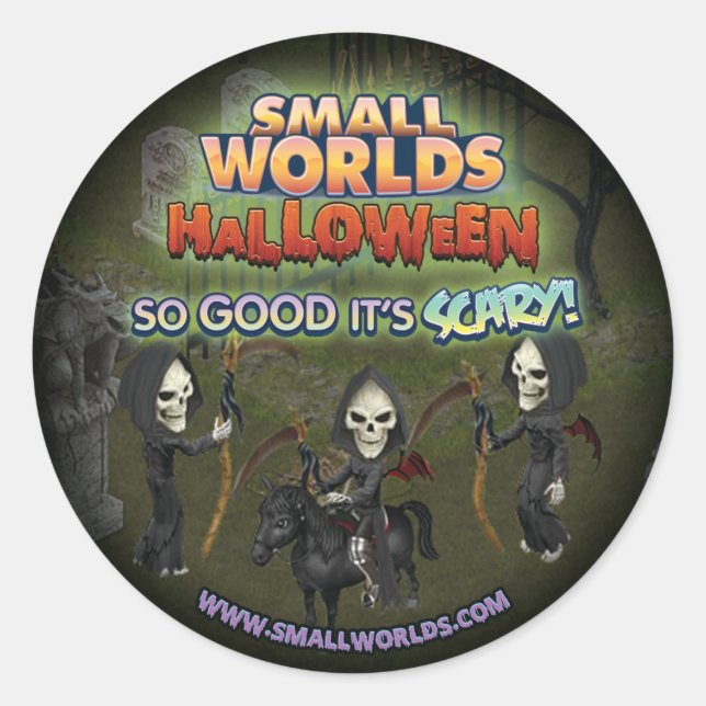Stickers Comptoir Halloween Small Worlds (Devant)