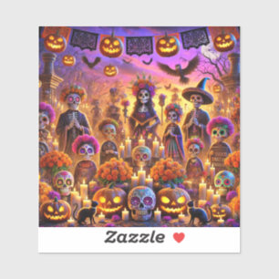 Stickers conçus pour Halloween jour de mort