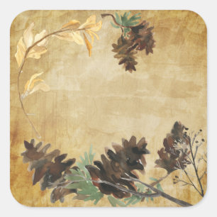 Stickers cône de pin